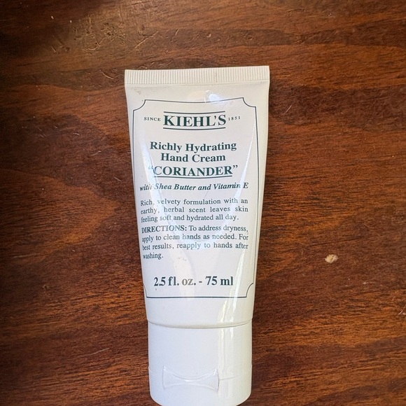 Kiehl's Other - Kiehl's Richly Hydrating Hand Cream Coriander 2.5 oz 85% Full